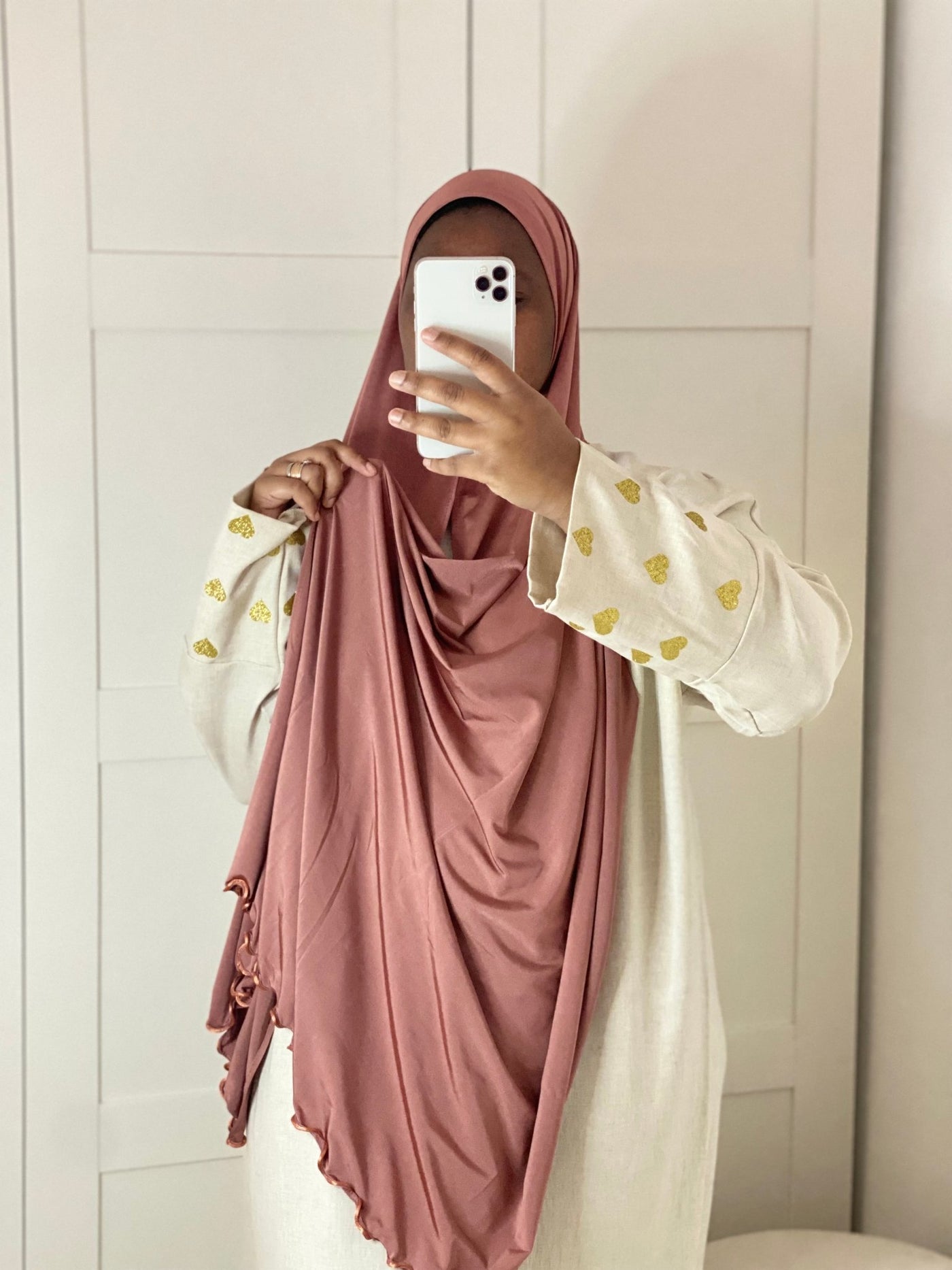 Hijab Satiné Jersey Luxe Premium - MON HIJAB MODEST co