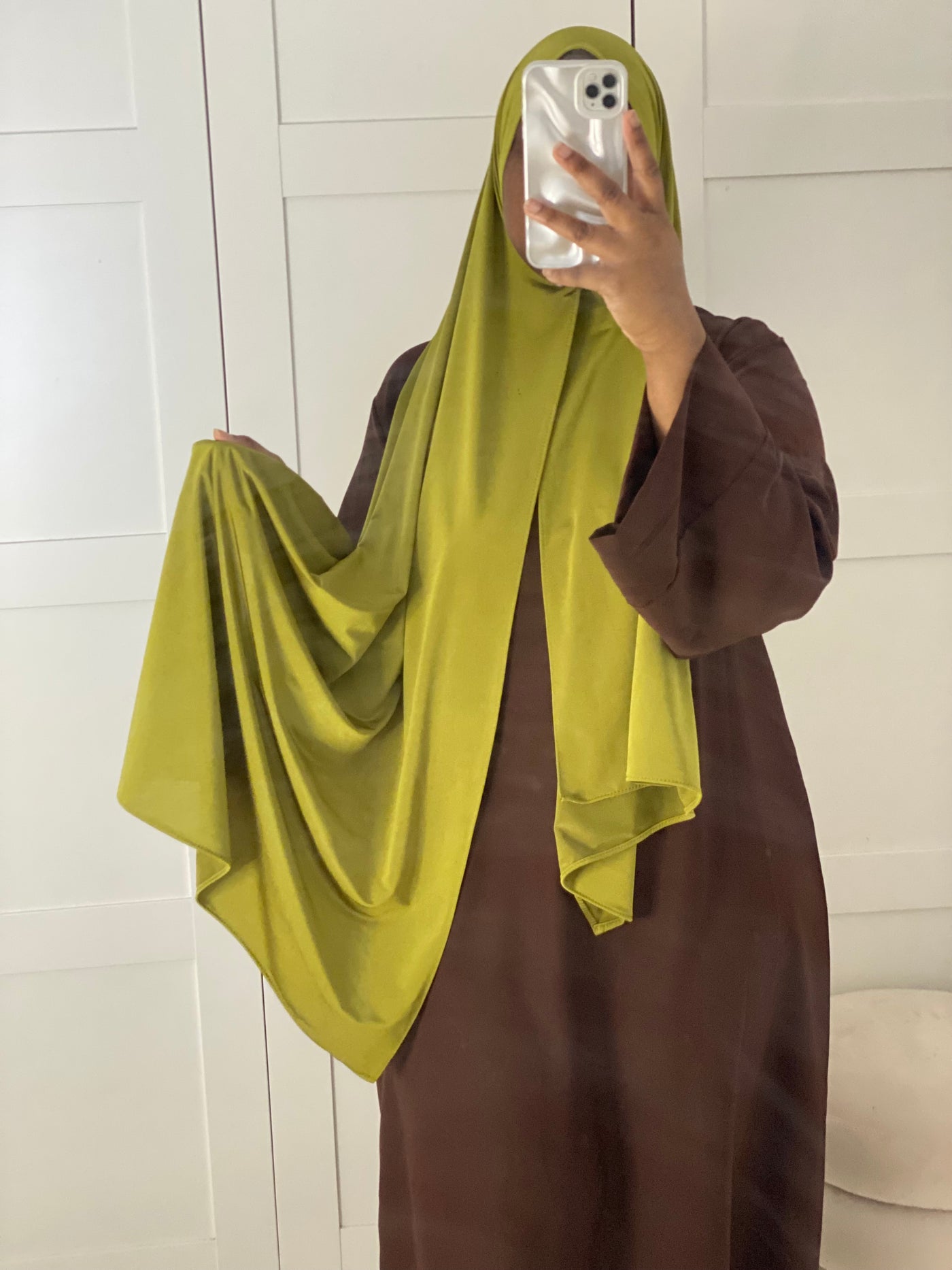 Hijab Jersey premium luxe satiné sans froufrou