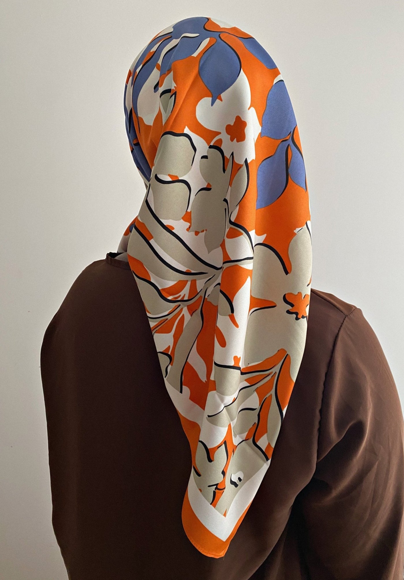 Carré de Soie - Fleur de Brume - MON HIJAB MODEST co