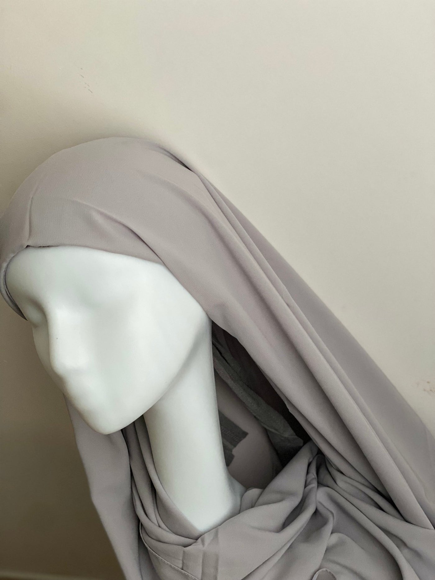 Hijab à enfiler - Gris - MON HIJAB MODEST co