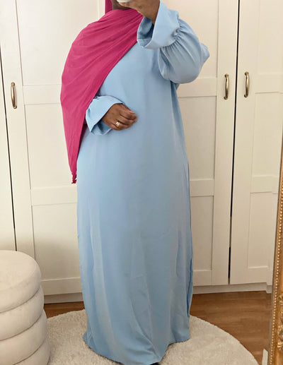 Abaya chouchou - Baby Blue - MON HIJAB MODEST co