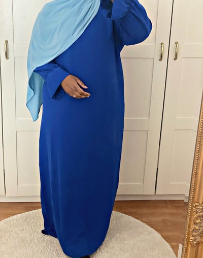 Abaya Chouchou - Blue électrique - MON HIJAB MODEST co