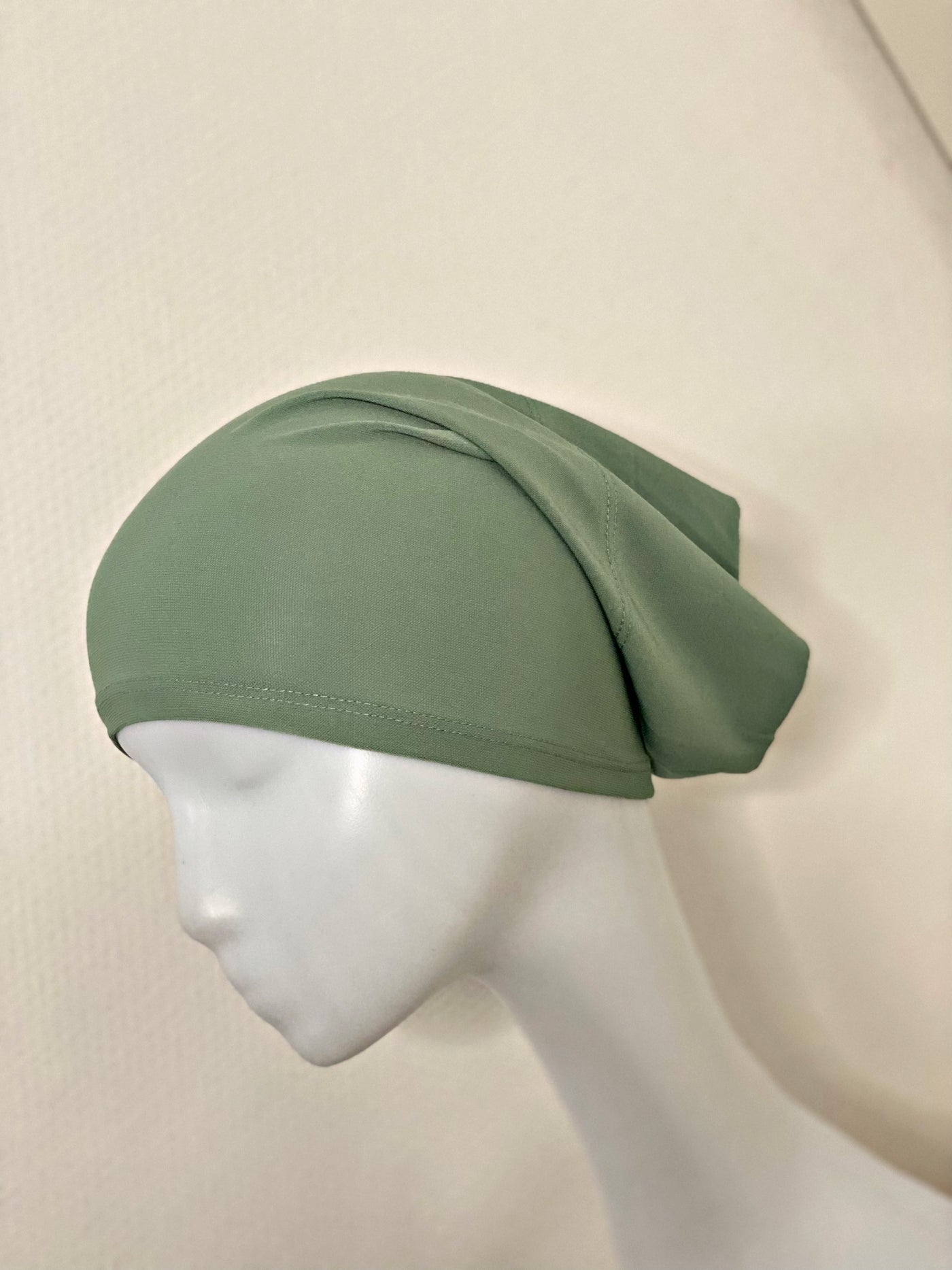 Bonnet hijab Jersey premium luxe - Vert d’eau