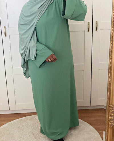 Abaya Solea - Vert d’eau - MON HIJAB MODEST co