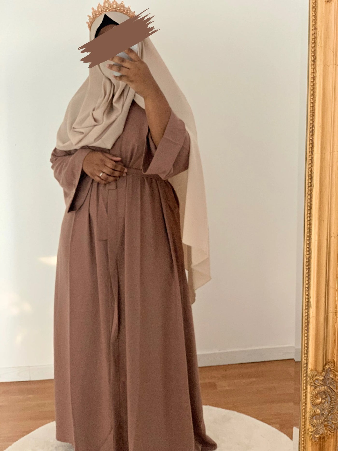 Abaya Al Masturah 2 - Caramel MONHIJABMODEST