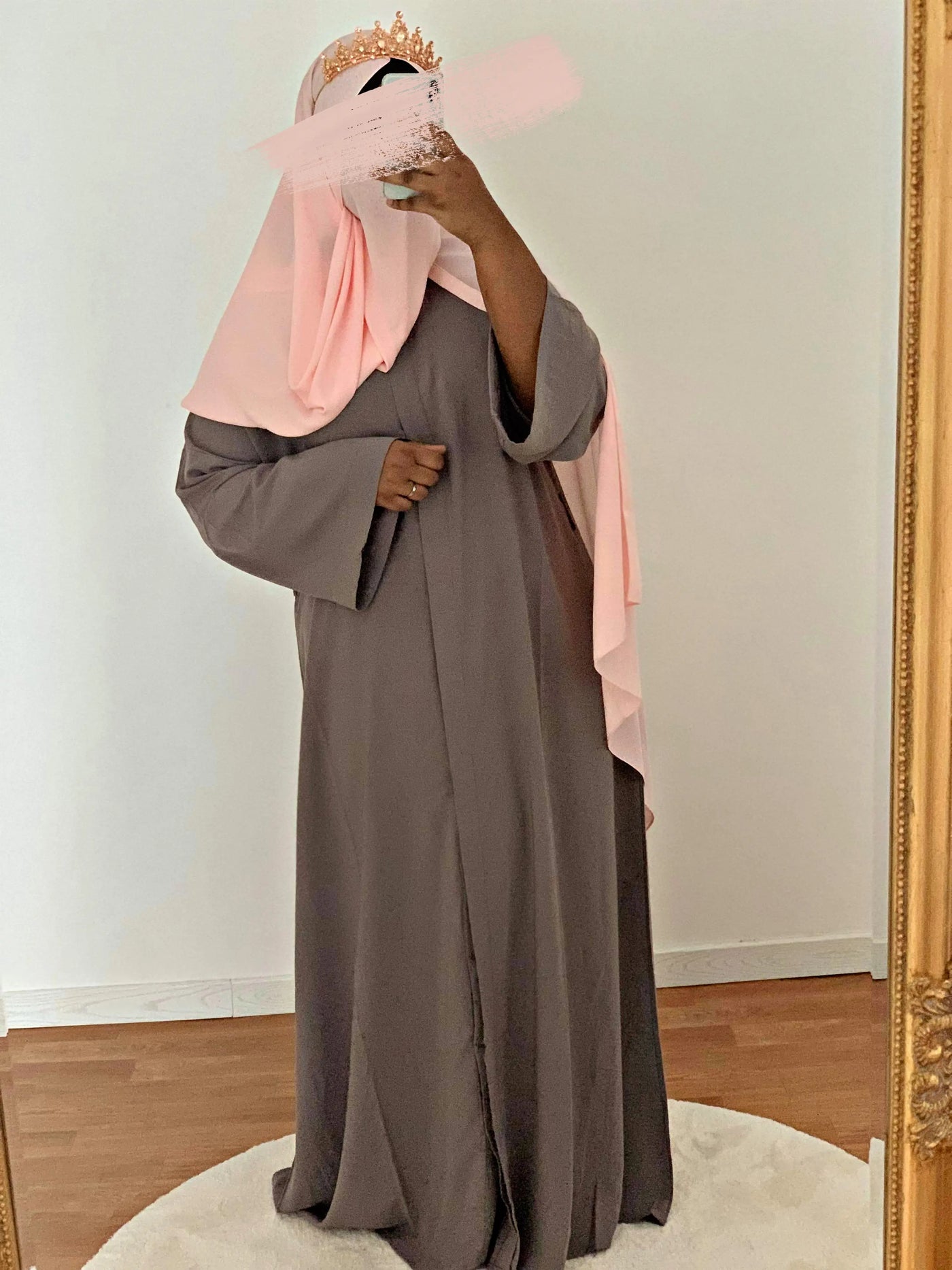 Abaya Al Masturah 2 - Taupe - MON HIJAB MODEST co