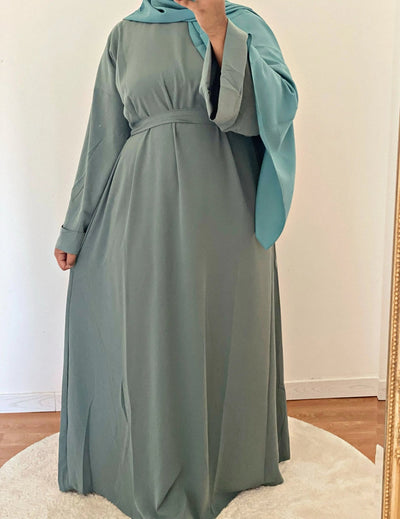 Abaya Al Masturah - Light Sage - MON HIJAB MODEST co