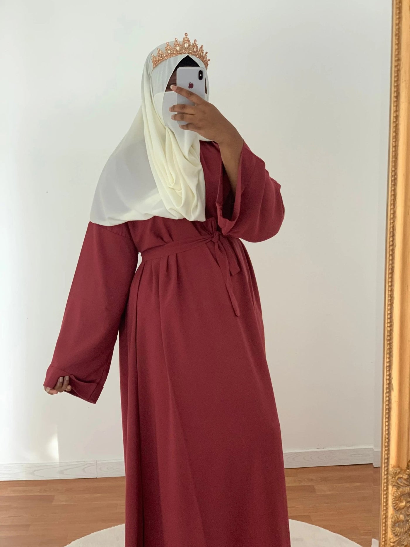 Abaya Al Masturah - Litchi - MON HIJAB MODEST co