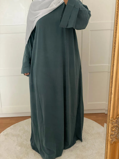 Abaya Al Masturah - Turquoise MON HIJAB MODEST