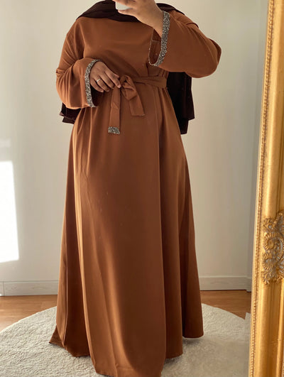 Abaya Anastasia - Caramel MON HIJAB MODEST