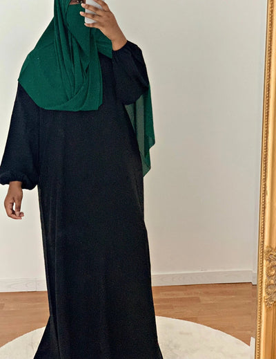 Abaya Balloon - Black - MON HIJAB MODEST co