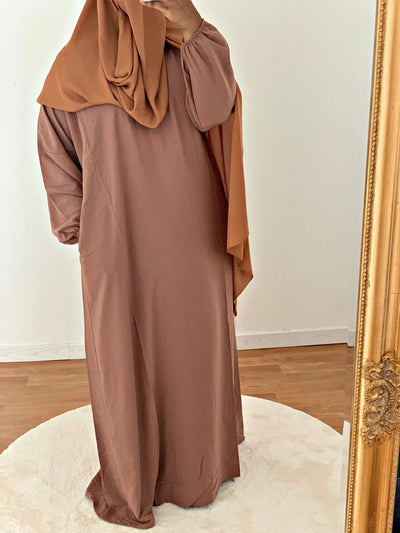 Abaya Balloon - Caramel - MON HIJAB MODEST co