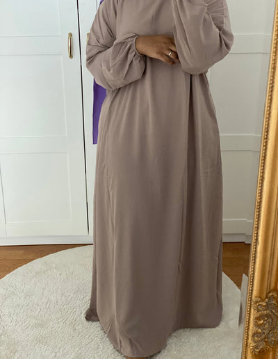 Abaya Balloons - Beige MON HIJAB MODEST