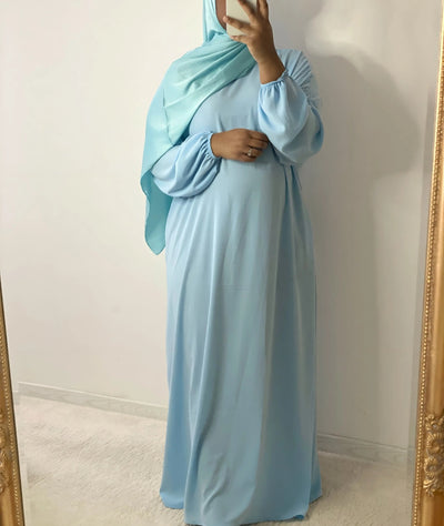 Abaya Balloons - Bleu ciel - MON HIJAB MODEST co