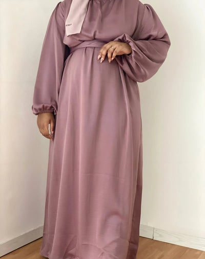 Abaya Balqees - Taupe rosé - MON HIJAB MODEST co