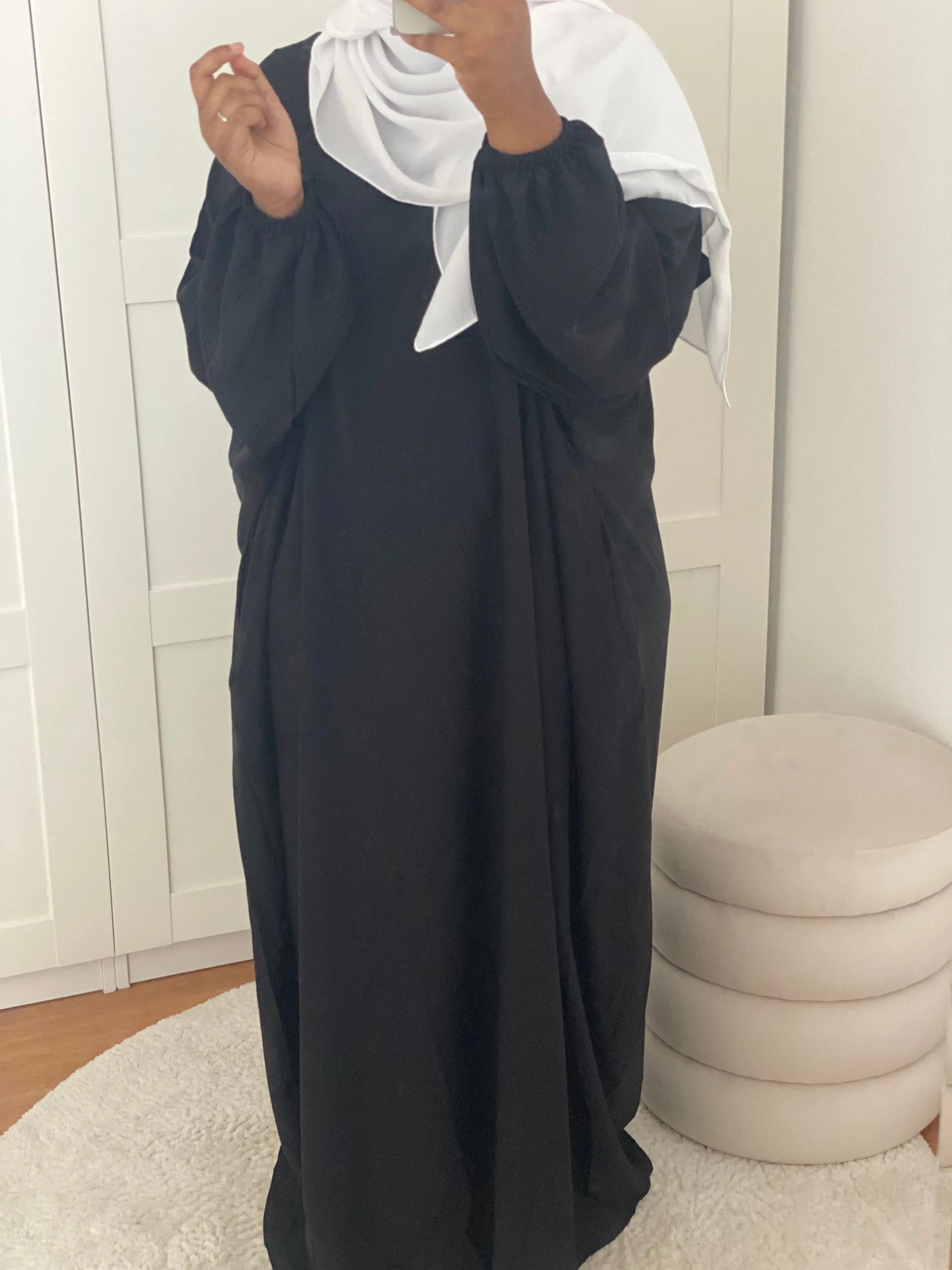 Abaya Céleste Balloons - Black MON HIJAB MODEST