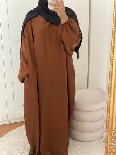 Abaya Céleste Balloons - Chocolat MON HIJAB MODEST