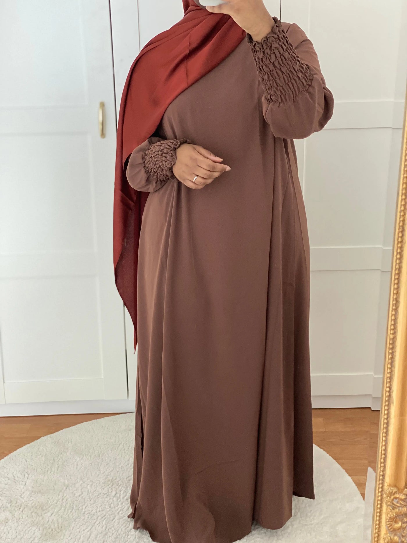 Abaya Emna - Chocolat clair MON HIJAB MODEST