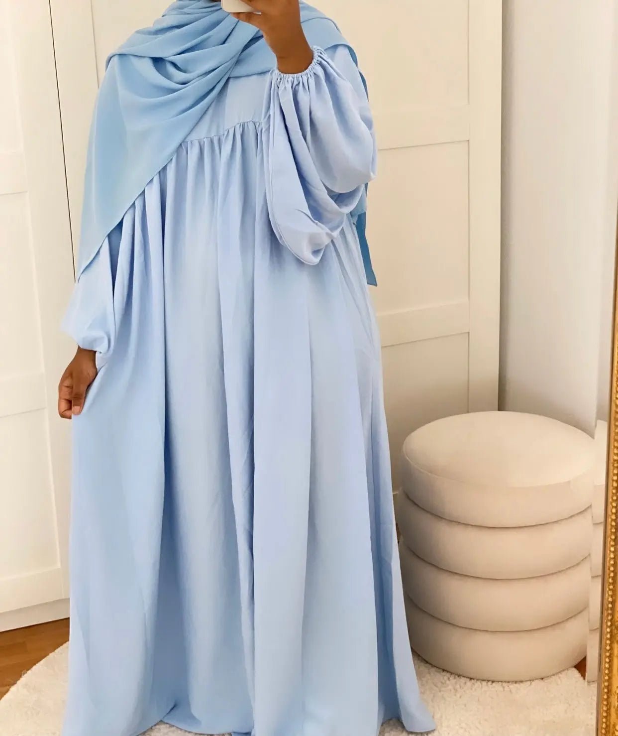 Abaya Esmée - Baby Blue - MON HIJAB MODEST co