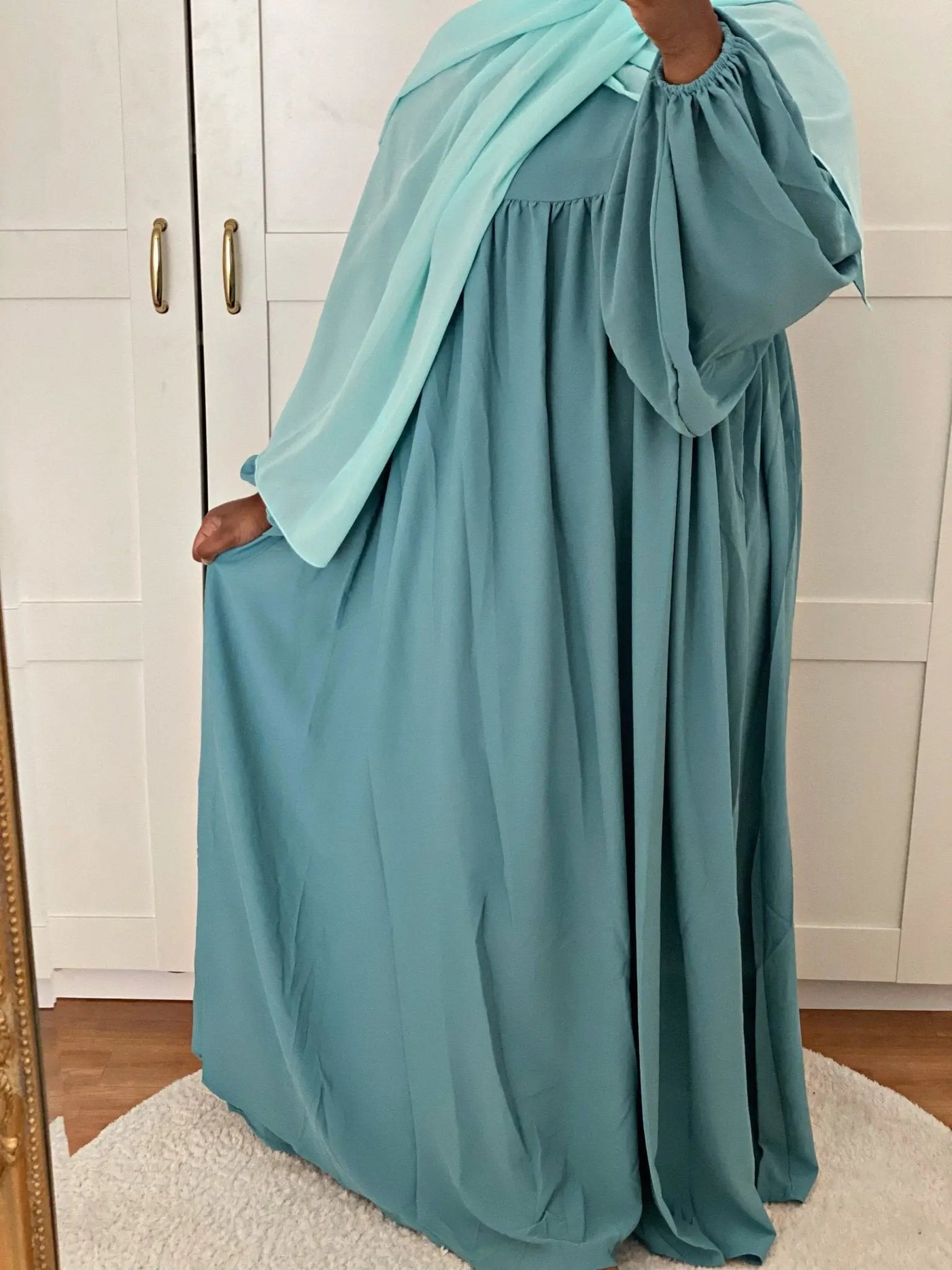 Abaya Esmée - Bleu océan MON HIJAB MODEST co