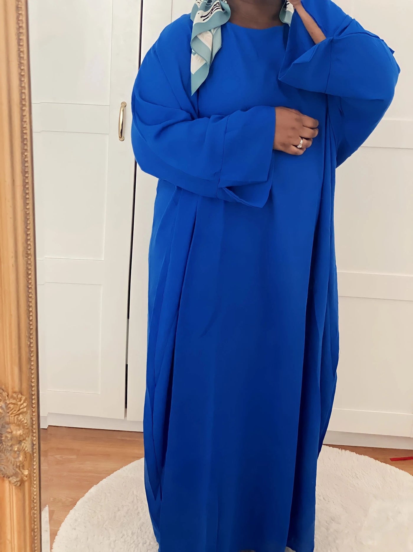 Abaya Irina - Bleu électrique - MON HIJAB MODEST co