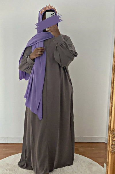 Abaya Jasmin - Taupe Mon Hijab Modest