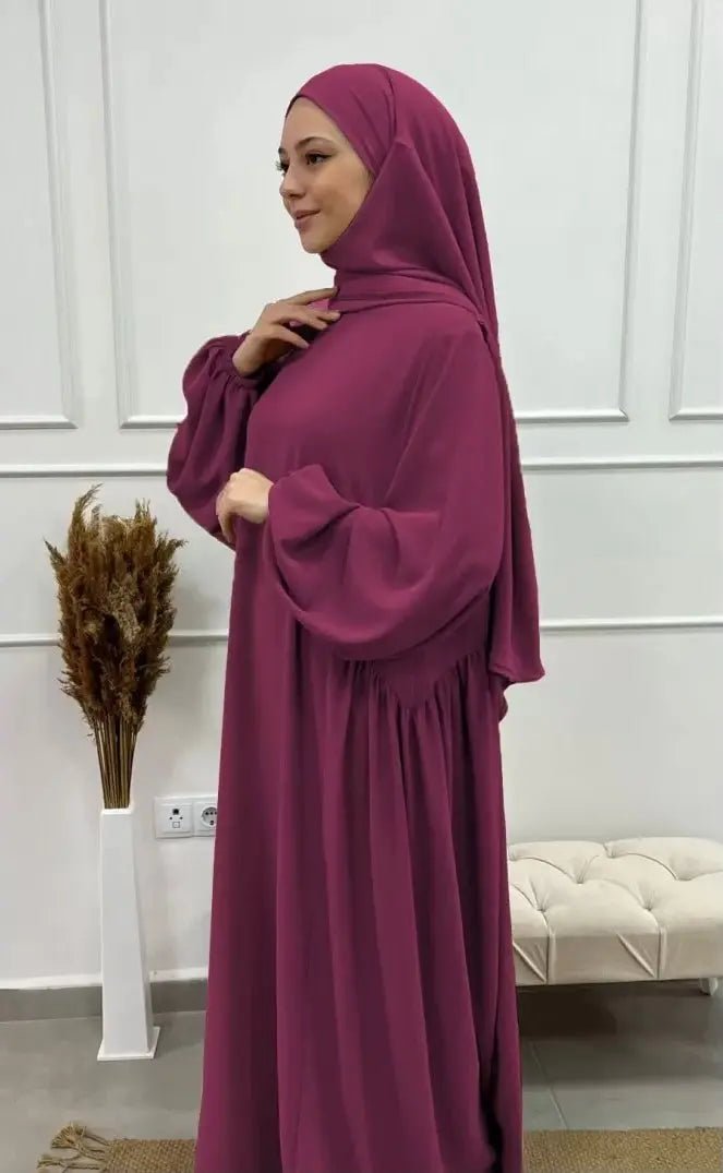 Abaya Jawahra - Rose - MON HIJAB MODEST co