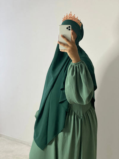 Abaya Jawahra - Vert MON HIJAB MODEST