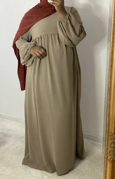 Abaya Layal - Café - MON HIJAB MODEST co