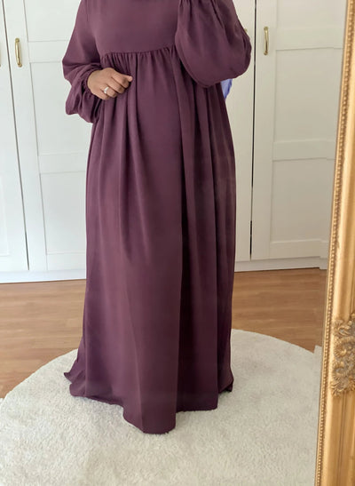 Abaya Layal - Lilac - MON HIJAB MODEST co