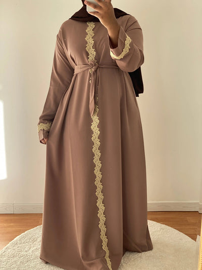 Abaya Maha - Latte MON HIJAB MODEST