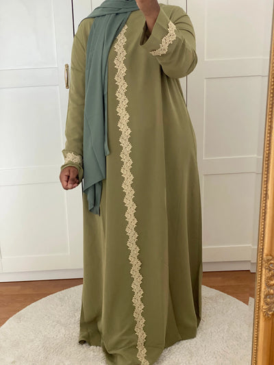 Abaya Maha - Vert Pastel MON HIJAB MODEST