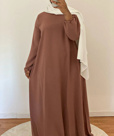 Abaya Modesty - Chesnut - MON HIJAB MODEST co