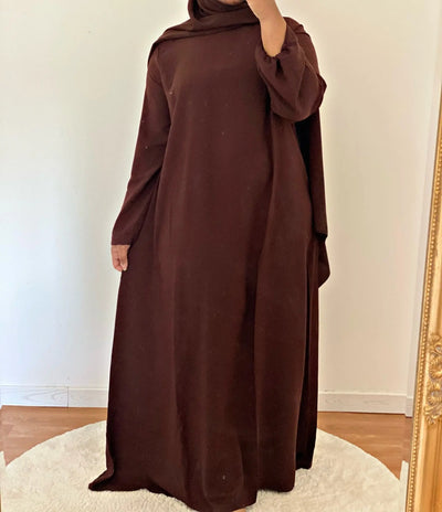 Abaya Modesty - Chocolate MON HIJAB MODEST