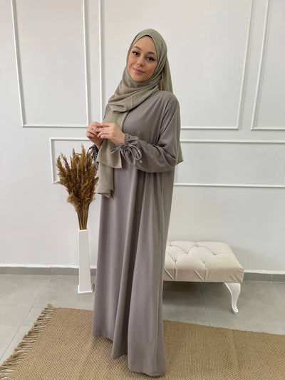 Abaya Modesty - Taupe - MON HIJAB MODEST co