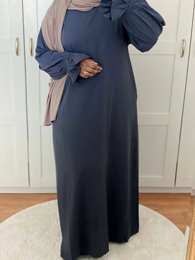 Abaya Myrabelle - Gris foncé - MON HIJAB MODEST co