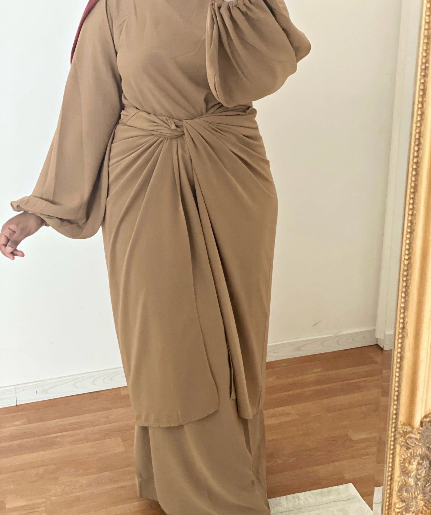 Abaya Set Léna - Brown - MON HIJAB MODEST co