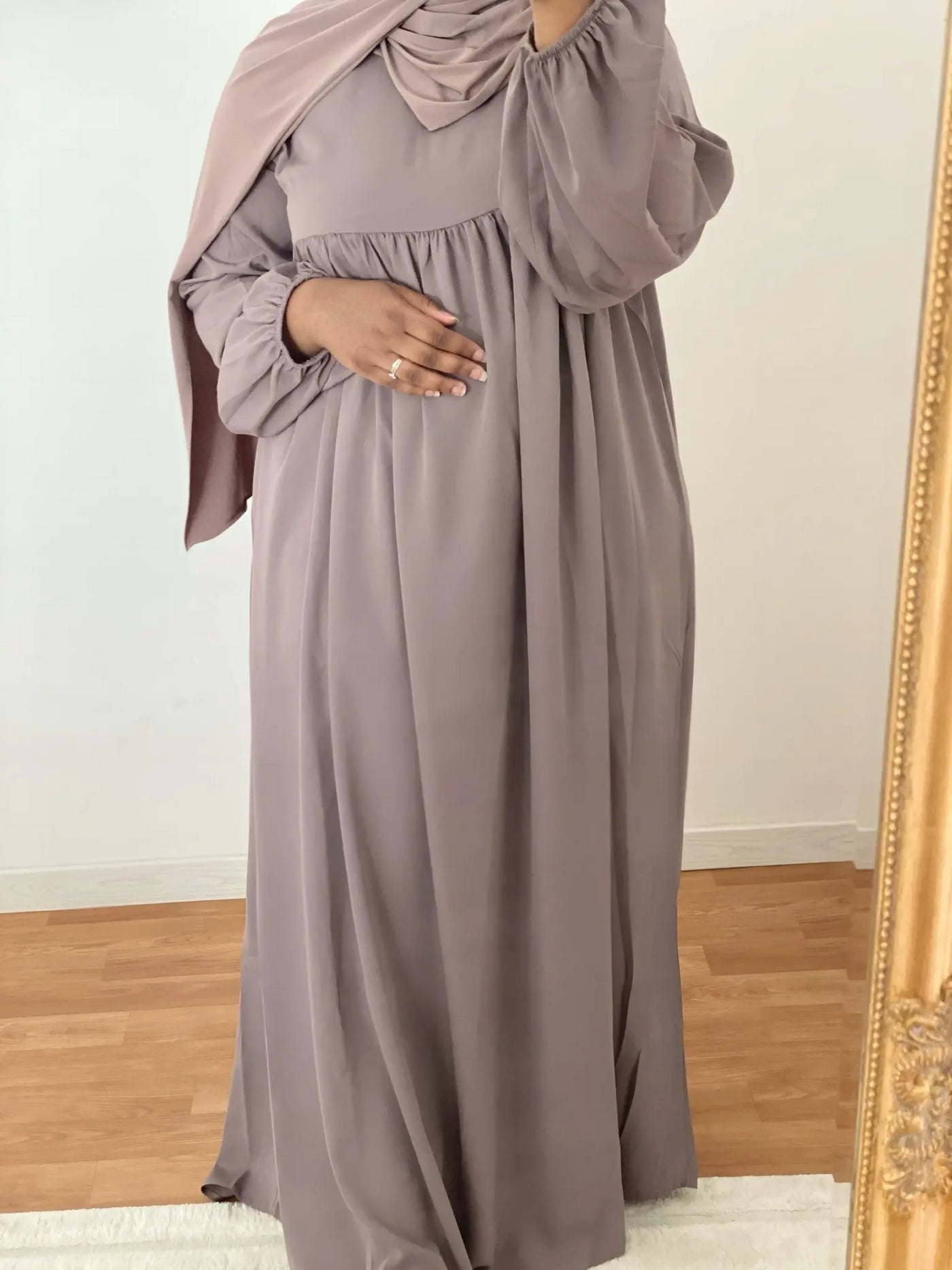 Abaya Valentina - Taupe MON HIJAB MODEST co