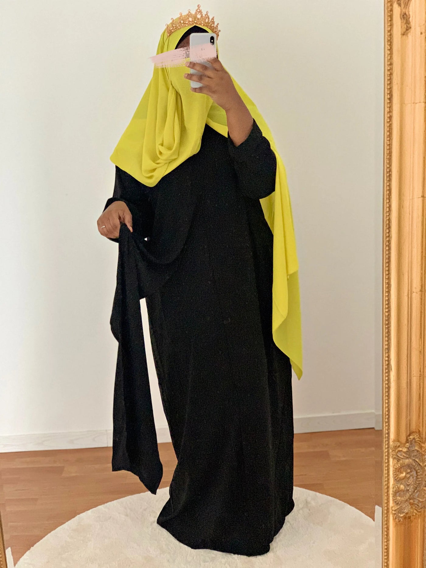 Abaya Wrap Waist - Black MONHIJABMODEST