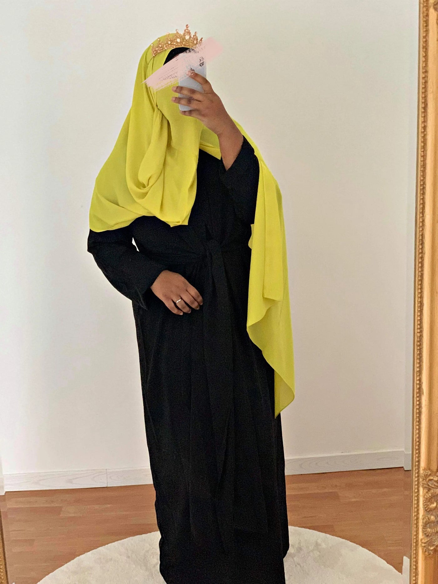 Abaya Wrap Waist - Black MONHIJABMODEST