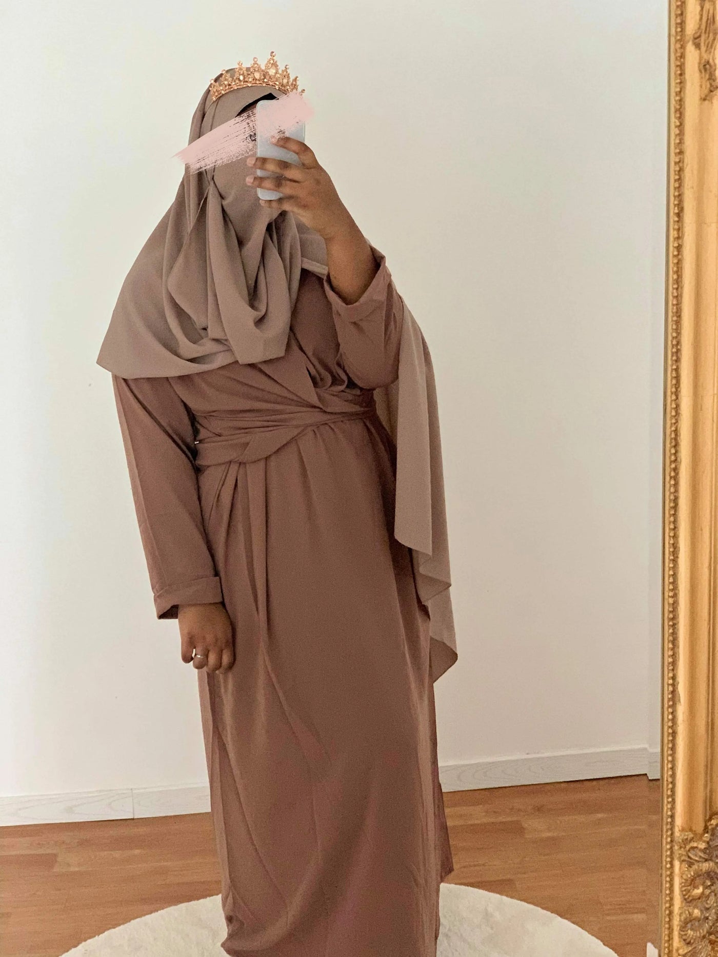 Abaya Wrap Waist - Caramel MONHIJABMODEST