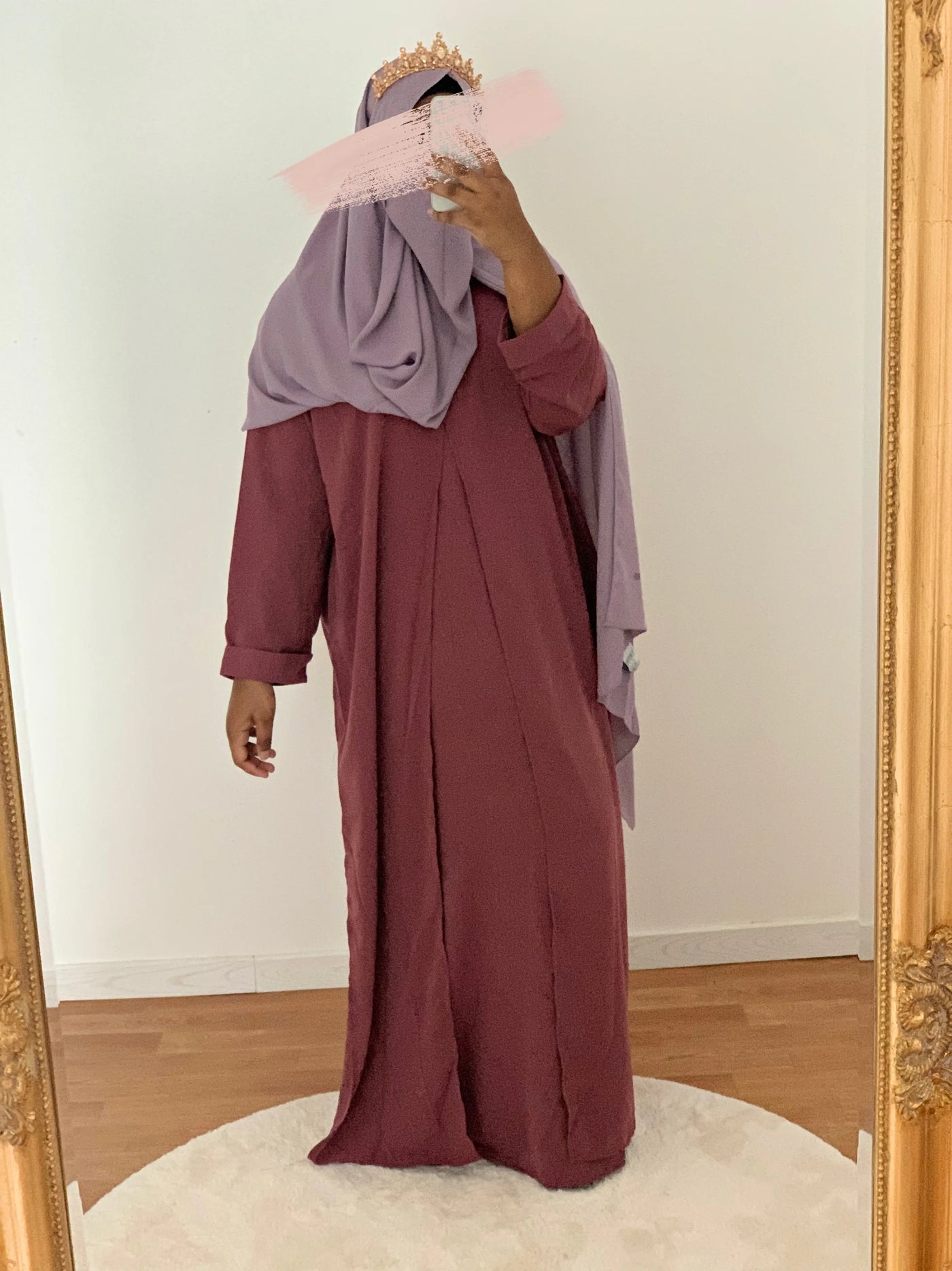 Abaya wrap waist - Framboise - MON HIJAB MODEST co