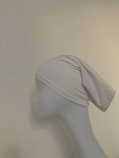 Bonnet Tube Jersey premium - Blanc Mon Hijab Modest