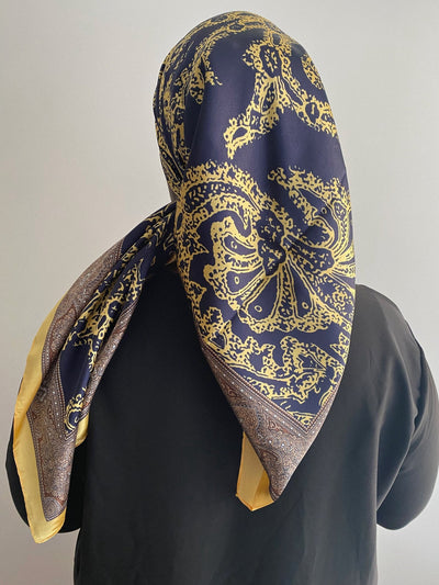 Carré de Soie - Douceur de lune - MON HIJAB MODEST co