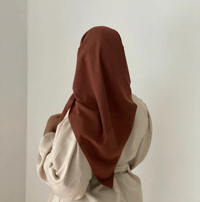 Carré de Soie - Chocolat MON HIJAB MODEST