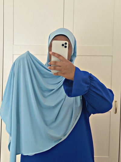 Hijab Jersey Luxe - Baby Blue - MON HIJAB MODEST co