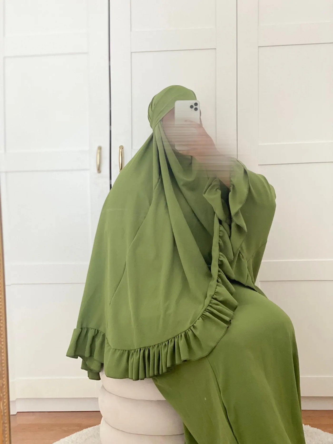 Ensemble de prière Froufrou - Pistache MON HIJAB MODEST co