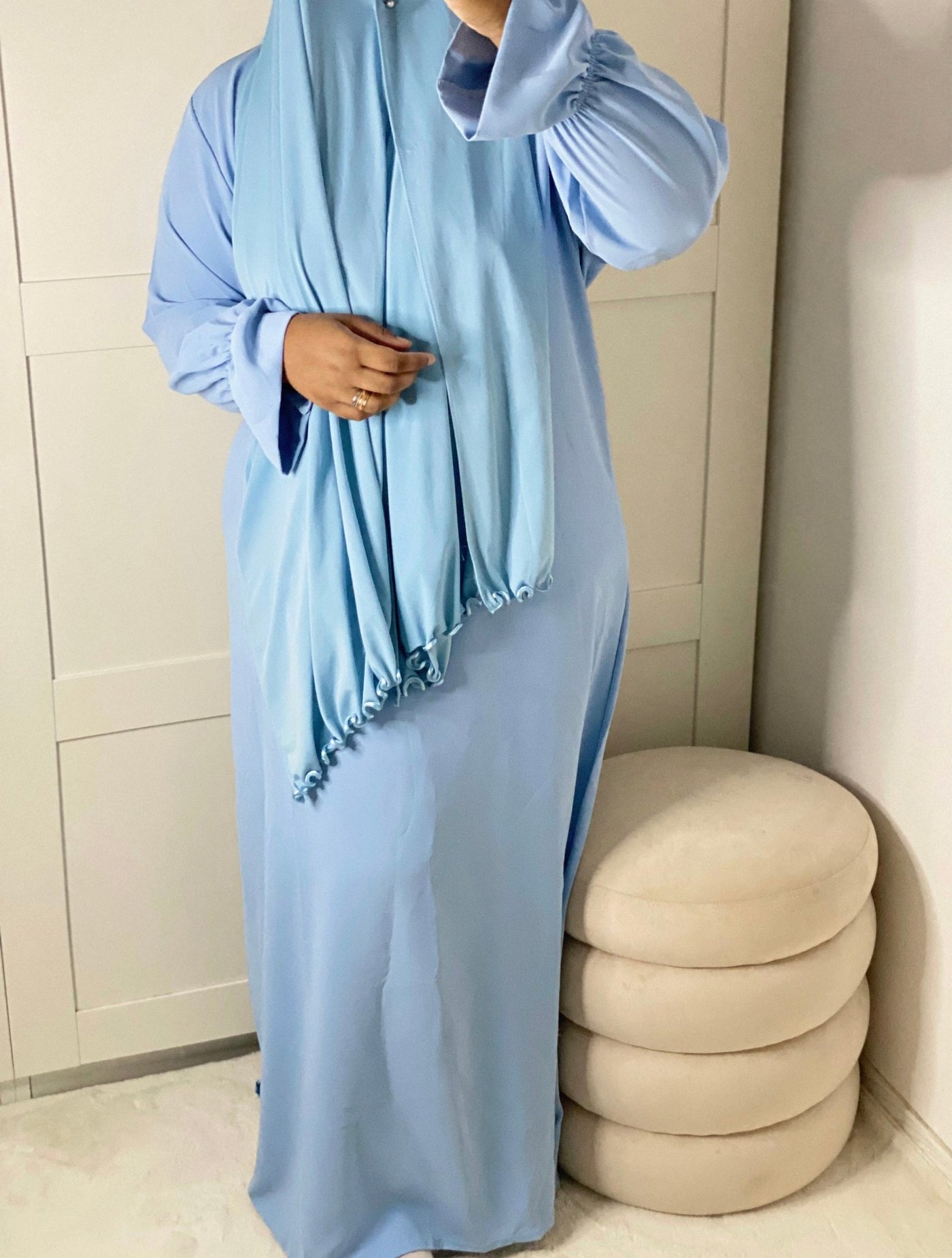 Abaya chouchou - Baby Blue - MON HIJAB MODEST co