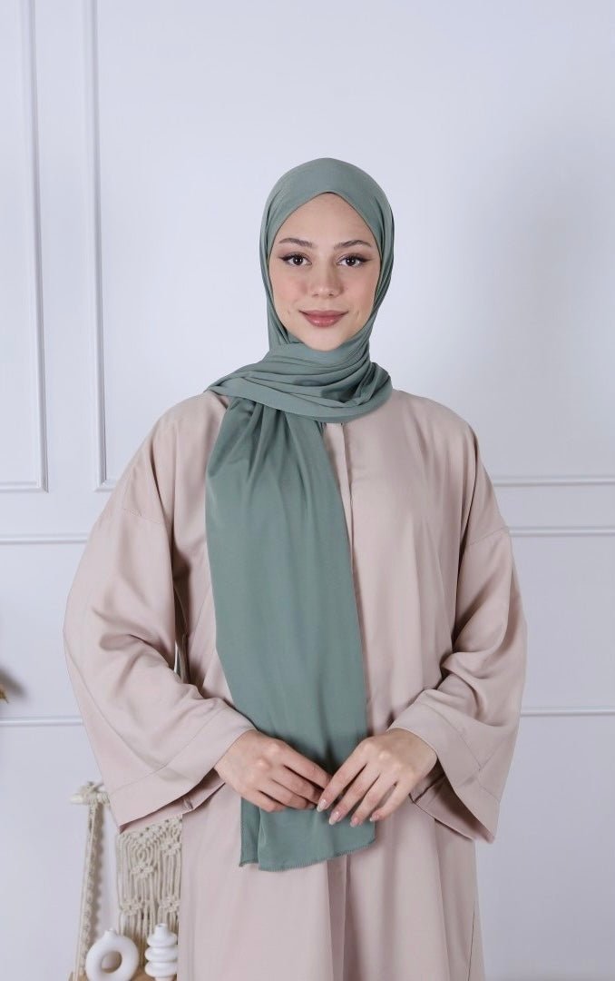 Hijab jersey premium luxe - Lagoon - MON HIJAB MODEST co