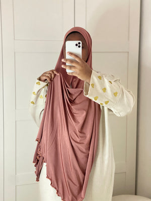 Hijab Satiné Jersey Luxe Premium